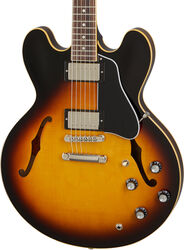 Guitare électrique 1/2 caisse Gibson ES-335 - Vintage burst